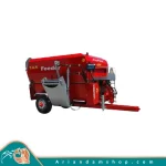 فیدر میکسر ۸ متر مکعبی دو اوگر پشت تراکتور